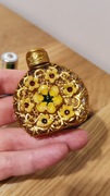 Przedwojenny zabytkowy flakon buteleczka na perfumy perfumetka miniatura