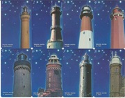 nr 780 - 787 - Latarnie morskie nocą - komplet NOWE