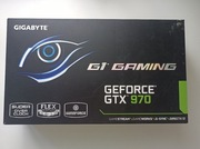 Gigabyte GTX970 gaming g1 Windforce 3x GDDR5 4GB 256 bit stan bdb, komplet