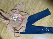 Zestaw legginsy i bluza jednorożec