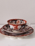 UNIKAT**filiżanka Imari porcelana Thomas Poole Stafford 1912+