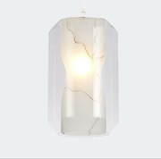 Lampa sufitowa wisząca szklana tuba