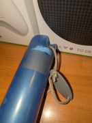 Zestaw szkolno-biurowo-sportowy – cyrkiel, tuba, stoper Omron, paski Garmin