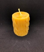 Świeca świeczka woskowa z wosku pszczelego sweter