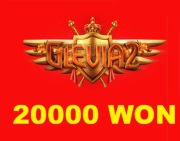 GLEVIA2 WONY 20KW 20K 20.000 WON WONÓW SERWER GLEVIA GLEVIA2 GLEVIA2.PL