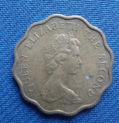Moneta HONG KONG 20 centów 1975 Elżbieta II 