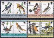 Ptaki 200 rocznica urodzin Johna Jamesa Audubona Montserrat 1985 czyste **