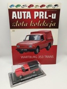 Model WARTBURG 353 TRANS 1:43 DeAgostini Kultowe Złota Kolekcja  KAP Nowy