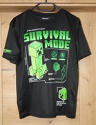 Koszulka T-Shirt Minecraft Survival mode oryginalna 11-12 lat