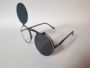 nowe okulary przeciwsłoneczne zerówki, steampunk,  vintage, emo, retro flip