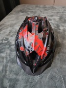 Kask rowerowy Uvex czerwono-czarny