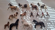 Koniki Schleich 10 szt + 4 jeźdźców