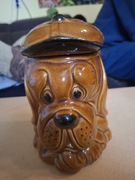 Pies Andrut, kultowy pojemnik, ceramika, PRL