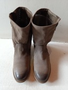 Botki skórzane WOJAS 