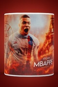 Kubek ceramiczny 330 ml z Kylianem Mbappé – szybkość i energia w każdym łyk