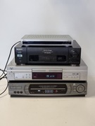 VHS DVD DVB pakiet sprzętu SONY SHARP VC-FH3 DiK 