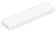 Lego płytka tile 2431 1x4 biały 100 sztuk