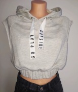Krótka bluza bez rękawów Bershka 34/36