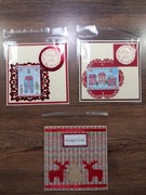 kartka z okazji Świąt Bożego Narodzenia, ręcznie wykonana