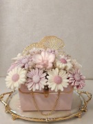 Flower box kompozycja sojowa prezent Dzień Mamy urodziny imieniny 