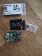 RaspberryPi 4B 8Gb + radiator z wentylatorem + ładowarka