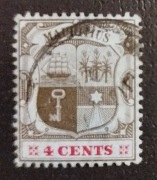 Kol.ang. MAURITIUS: 1904/07r. Mi 126. kas.