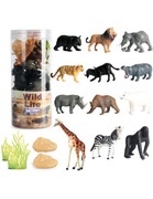 Zestaw figurek dzikie zwierzęta 
