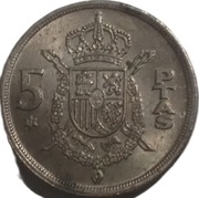 Hiszpania 5 peset z 1975 (-77) roku - OBEJRZYJ MOJĄ OFERTĘ