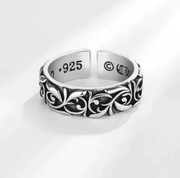 pierścionek w stylu chrome hearts swag y2k ring sygnet archive alt opium