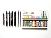 Kredki pastele markery artystyczne zestaw Pentel Winsor & Newton