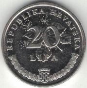 Chorwacja 20 lipa lip 1995 - 18,5 mm - nr 3