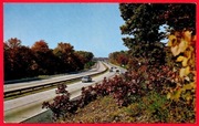 Pocztówka USA Pensylvania Turnpike "World's Most Scenic Highway" 1966 rok