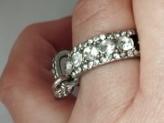 Pierścionek metalowy r 9 