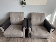 Fotele, fotel, łóżko, sofa, ława, stolik, meble, meblościanka, dywan, lampa