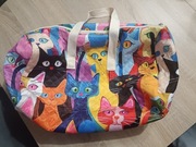 Torba podróżna z kotami 