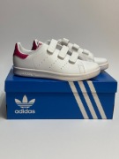 Adidas Stan Smith CF C r. 34-skórzane - rzepy-białe-nowe