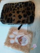 Etui na laptopa 15.6" H&M Futrzana torba panterka * PREZENT Notatnik