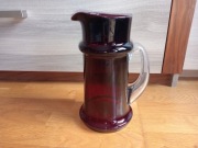 Dzban dzbanek szklany Tarnowiec PRL