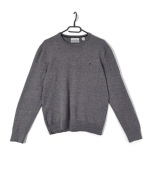 Męski Sweter Bawełna Supima Szary Melanż Calvin Klein |R. M