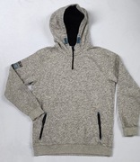 BLUZA MĘSKA Z KAPTUREM SZARA N.Y.C. ROZMAR L