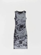 Damska sukienka midi maxi sinsay nowa L marszczenia marble