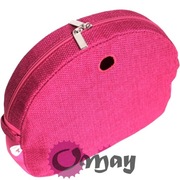 Różowy organizer do Obag MOON LIGHT struktura 2 kieszenie wkład ML OMAY