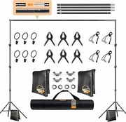 Zestaw statywu do tła, studio 2,6 x 3m