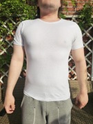 Mini Maxi T-shirt męski biały koszulka bawełna cotton r L/XL