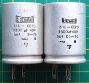 Kondensatory elektrolityczne 3300uF 40V Unitra Elwa Diora ZRK Radmor