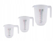Zestaw 3 miarek kuchennych miarka dozownik uniwersalny