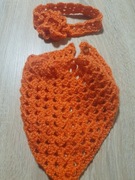 komplet dla dziewczynki , opaska , chustka 