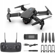 DRON E88  KAMERA, APLIKACJA - ZABAWKA, PREZENT DO NAGRYWANIA CZARNY