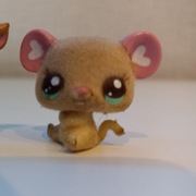 Littlest pet shop baby miękki chomiczek  
