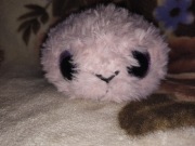 Puchata kulka-  ok. 8cm